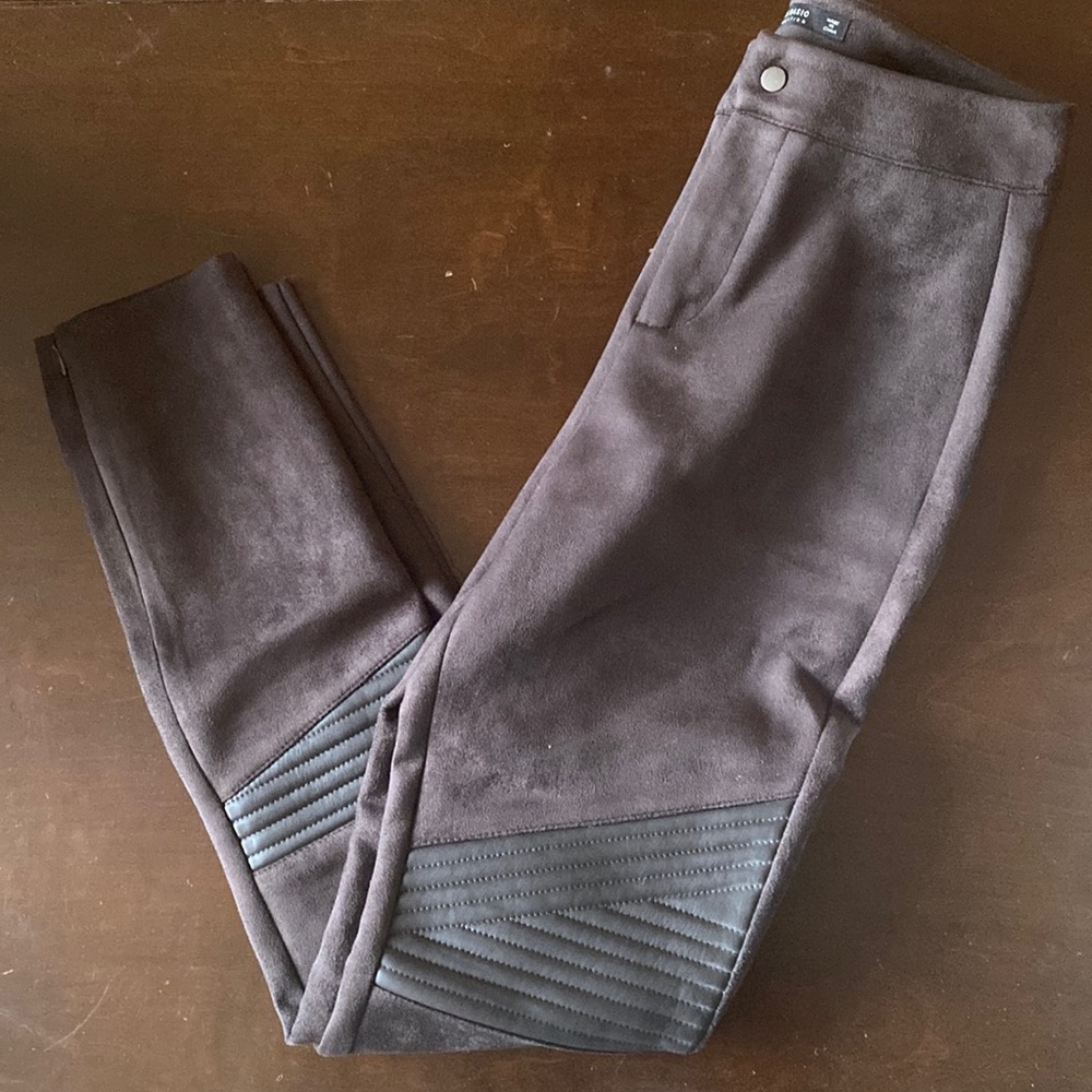 Zara basic collection velvet leggings